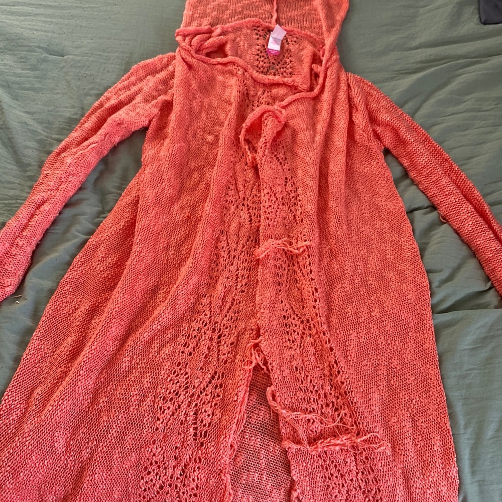 long sleeved no boundaries shawl, size XXL